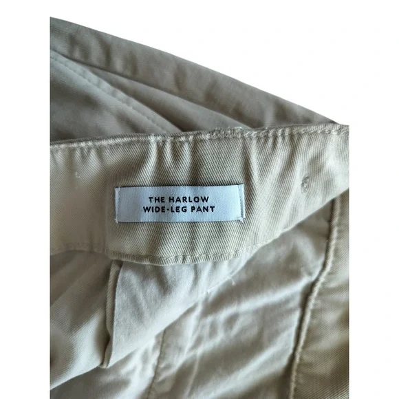 Madewell Women's Harvest Moon The Harlow Wide-Leg Pants Full-Length Size 8 - Picture 12 of 13